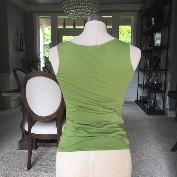 Green and gold Sequin Tank - Picture 4 of 4